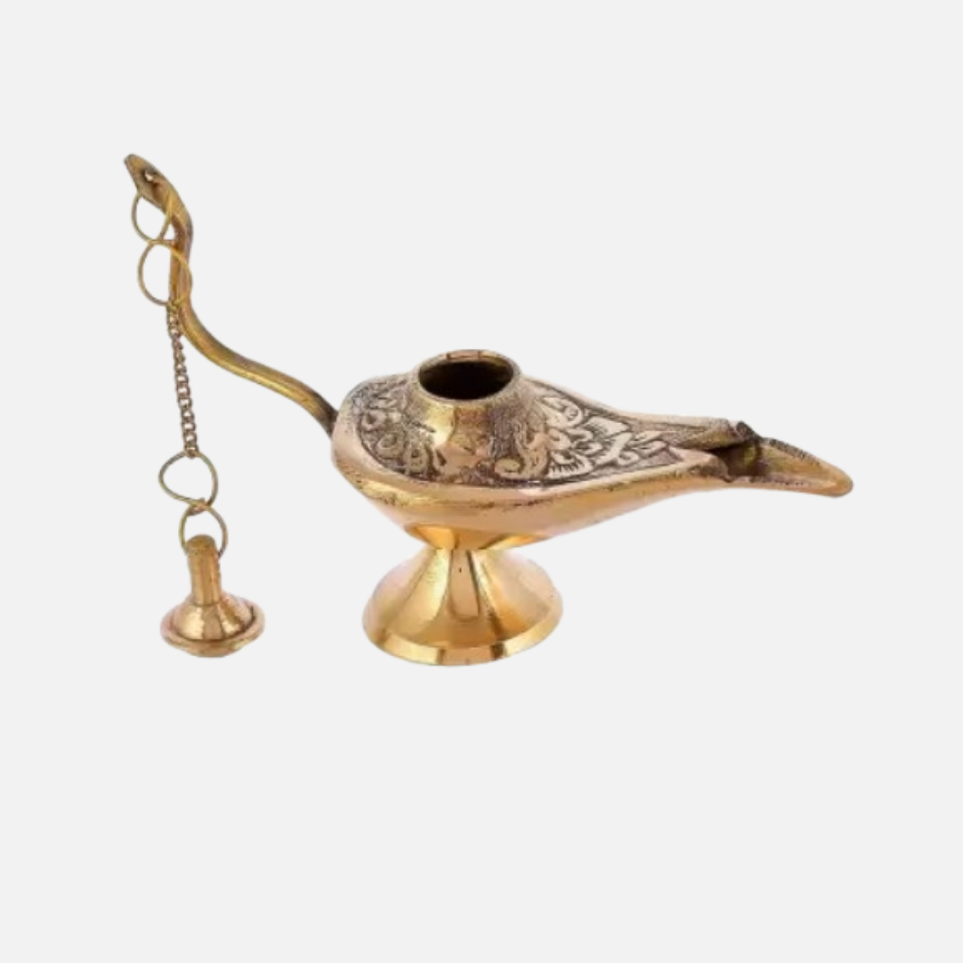 Miniature Antique Brass Aladdin Chirag Toy