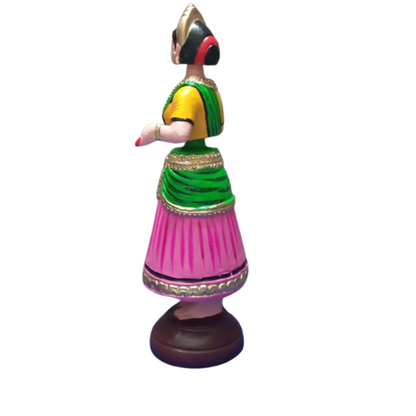 Thanjavur Dancing Doll (Raja Rani Pair) - Multicolour - 13 inches