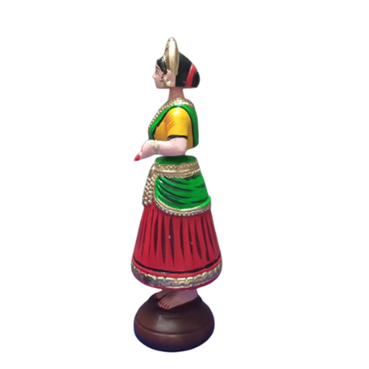 Thanjavur Dancing Doll (Raja Rani Pair) - Multicolour - 13 inches