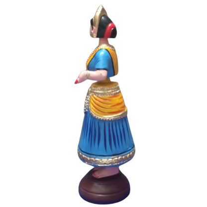 Thanjavur Dancing Doll (Raja Rani Pair) - Multicolour - 13 inches