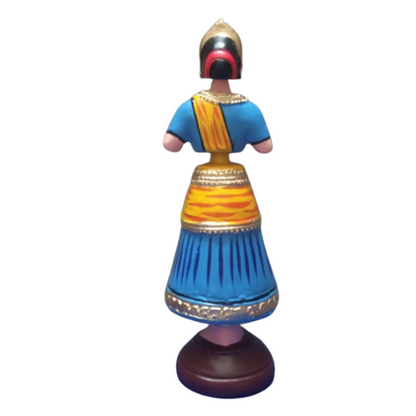 Thanjavur Dancing Doll (Raja Rani Pair) - Multicolour - 13 inches