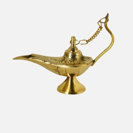 Miniature Antique Brass Aladdin Chirag Toy