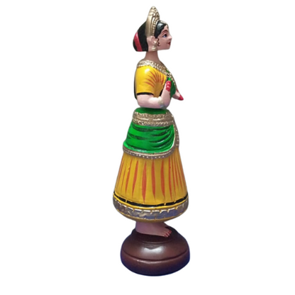 Thanjavur Dancing Doll (Raja Rani Pair) - Multicolour - 13 inches