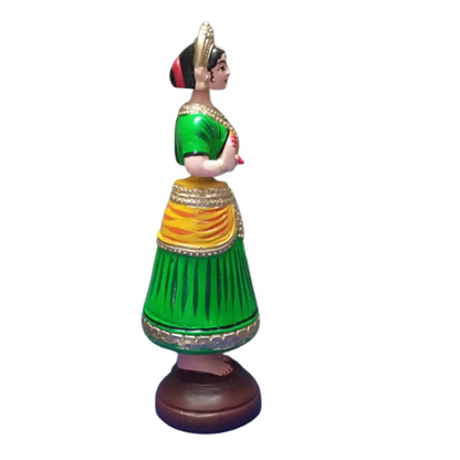 Thanjavur Dancing Doll (Raja Rani Pair) - Multicolour - 13 inches