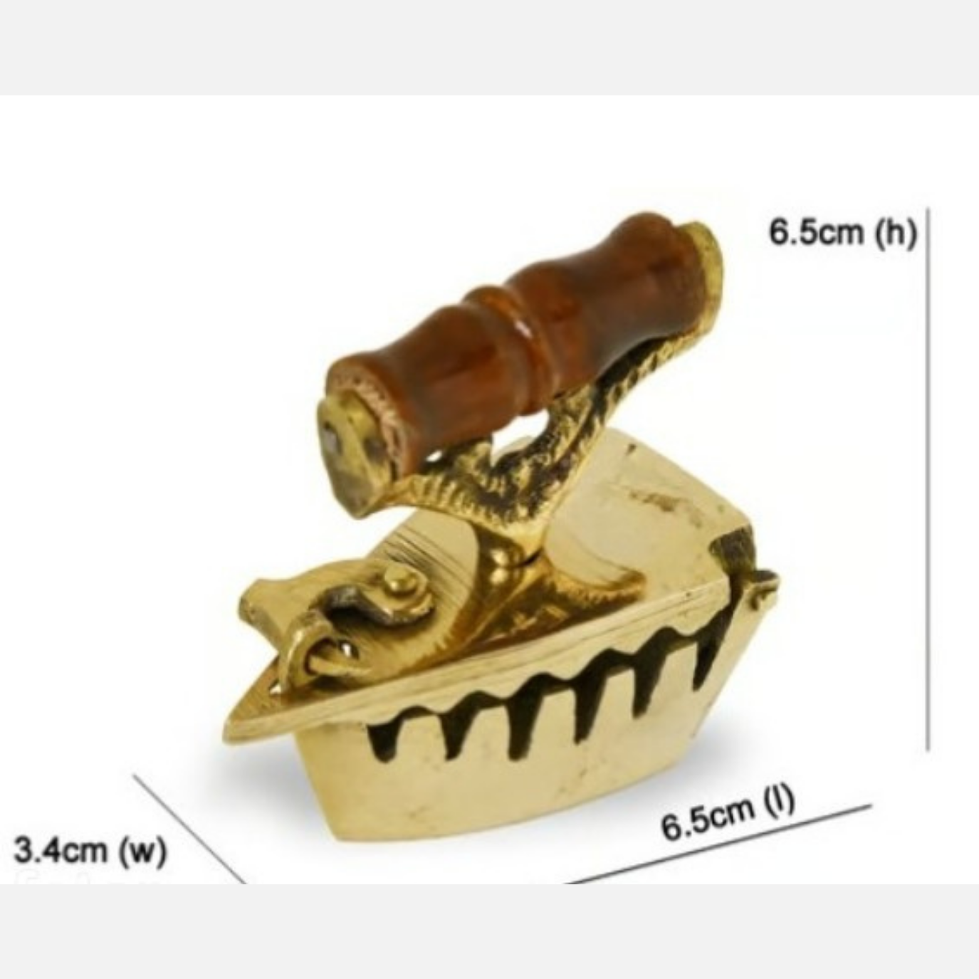 Miniature Brass Iron Box Model showpiece
